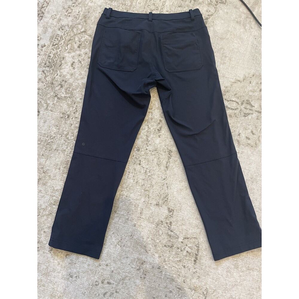 Mens Lululemon ABC Classic Fit Pant Navy Size 34. 28” Inseam - Picture 3 of 7